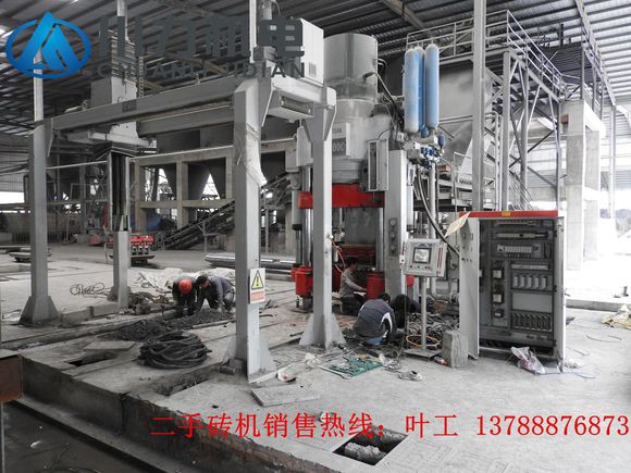 二手压砖机在智能化的生产管理上有优势